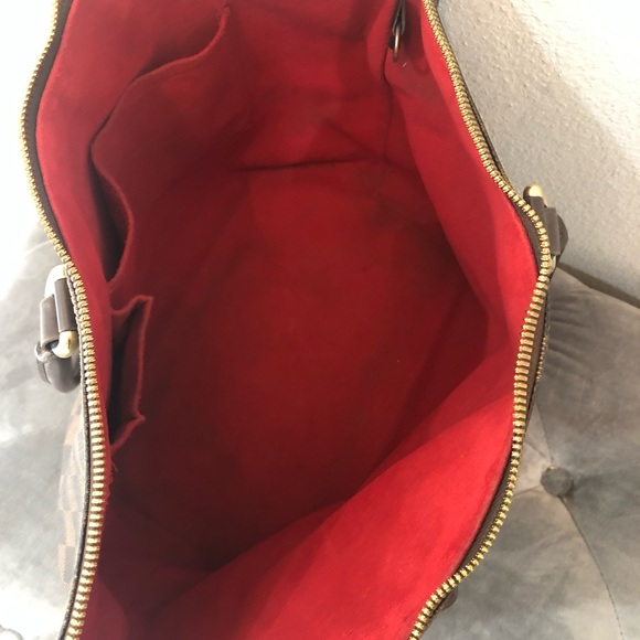 Louis Vuitton Dark Brown Checkered Tote - Picture 2 of 10